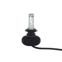 Lampes automobiles à haute luminosité, phares LED S1, ampoule de phare LED automobile 12W, 12V 6000K 1200 Lm, montage universel
