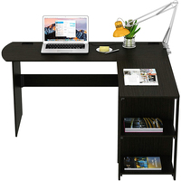 Table d'étude multifonctionnelle pour enfants, ensemble de bureau et chaise, ordinateur portable pliant en bois, avec étagères,