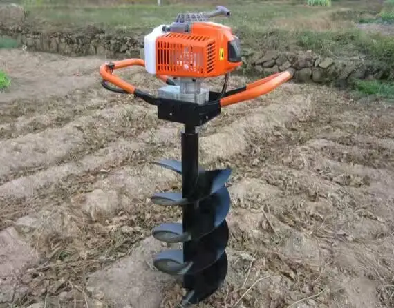 Máquina de excavación para plantar árboles, perforadora de tierra, perforadora de tierra portátil, perforadora de planta de alta potencia para jardín