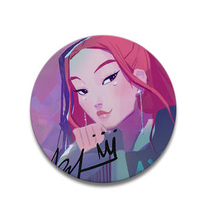 Insignia <span class=keywords><strong>de</strong></span> Metal Laminado Brillante con Acabado Dorado Imitación Antigua <span class=keywords><strong>de</strong></span> Kpop Demon Hunter Girls - Product Image 5