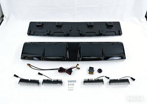 Barre lumineuse de toit en ABS noir brillant, barre lumineuse <span class=keywords><strong>LED</strong></span>, compatible avec <span class=keywords><strong>Toyota</strong></span> <span class=keywords><strong>Hilux</strong></span> GR Sport Travo 2023-2026 - Product Image 2