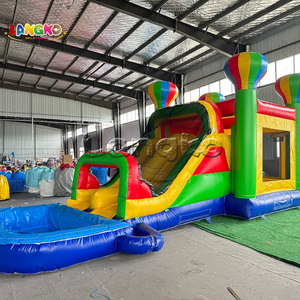 <span class=keywords><strong>Comprar</strong></span> <span class=keywords><strong>Castillo</strong></span> de salto de girasol con tobogán en línea inflable plam árbol tobogán de agua Casa de rebote - Product Image 3