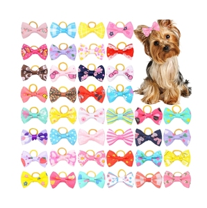 Multi-stile <span class=keywords><strong>capelli</strong></span> misti copricapo di cane di gatto Pet testa fiore elastico accessorio per estate inverno stagioni primaverili - Product Image 1