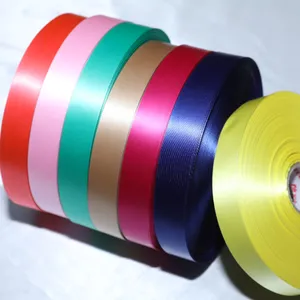 Ribbon Ribbon HuZhou Factory Garment Accessories Color Woven Edged Label Ribbon For Printing Satin Ribbon Roll