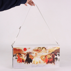 Boîte à cartes personnalisable en cuir PU, fabriquée à la main, pour les jeux <span class=keywords><strong>Commander</strong></span> et Cube, de haute qualité / rangement pour cartes à collectionner <span class=keywords><strong>Magic</strong></span> - Product Image 6