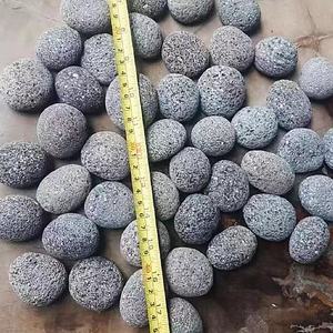 Piedras de Lava Volcánica <span class=keywords><strong>para</strong></span> <span class=keywords><strong>Cocinar</strong></span>, Piedras de Sauna <span class=keywords><strong>para</strong></span> Barbacoa al Aire Libre y Camping, Diseño Art Deco con Ranuras Planas, Parrilla de <span class=keywords><strong>Piedra</strong></span> - Product Image 3