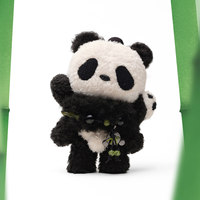Pendentif en peluche SKULLPANDA Lazy Panda 100% original, 13,5 cm, figurine de dessin animé pour filles, série SP, rembourrage en coton PP