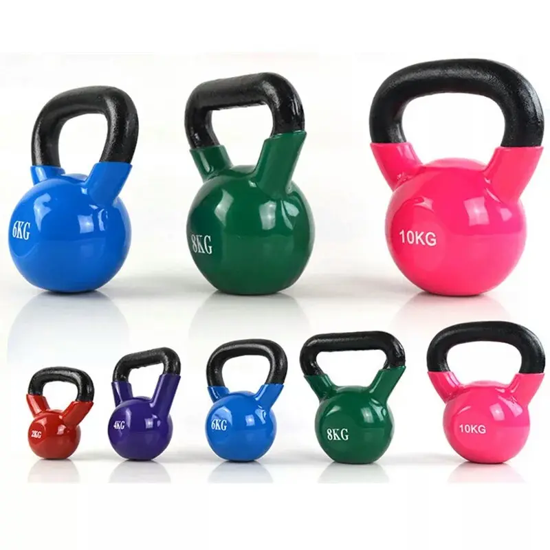OEM Fitness-Funktionsgewichtheben günstig 4-50 kg Guss Stahl Wettkampf-Kettlebell mit Griff
