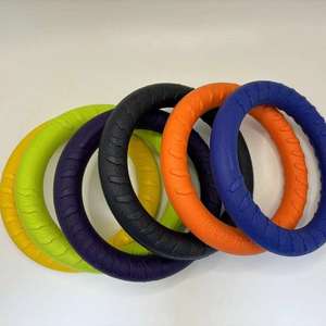 Giocattoli da Masticare per Animali Domestici in EVA Classici e Resistenti per Esterni, Anello Volante, Attrezzatura Professionale per l'Esercizio e la Pratica di Cattura di Cani di Piccola Taglia - Product Image 5