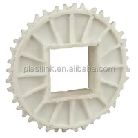 Produit phare PL 1000 Composant de convoyeur à courroie modulaire en plastique avec pignon en nylon pour le transport de produits alimentaires et de boissons, structure divisée ou monobloc