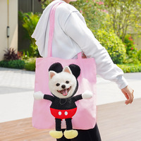 Sac de transport pour chat et petit chien, bandoulière, sac à main, sac de voyage extérieur avec ouverture pour la tête – Meilleure vente