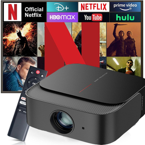 Netflix License CHEERLUX E2 Whale OS FHD <strong>Projector</strong> With Electric Focus Smart <strong>Projector</strong> with Wifi and <strong>Bluetooth</strong> - Product Image 2