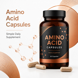 Premium Water Solluble B Complex Amino-acid-glycine 80% Complete Workout Camellia Complex Amino Acid Capsules for People Health - Product Image 4