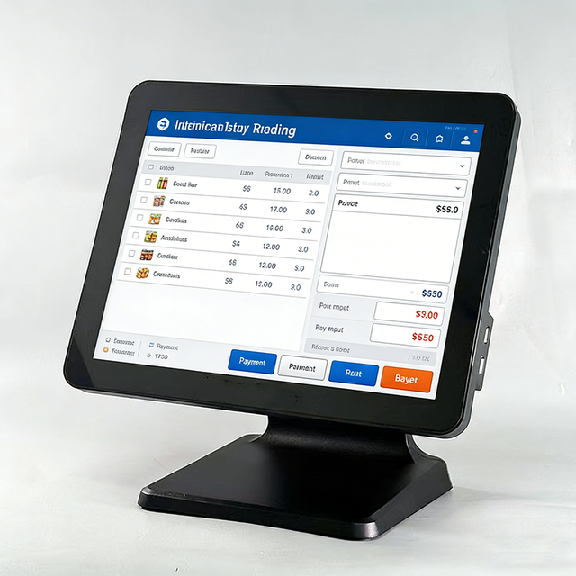 15inch All-in-one POS Machine POS System Support Digital Customer Display VFD  Speaker Optional