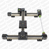 Mjunit modul meja geser linear multi stasiun otomatisasi kustom xyz presisi tinggi manufaktur lengan robot multi sumbu
