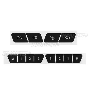 Matte Black <b>Car</b> Button Repair Sticker <b>Decals</b> Stickers for Mercedes for Benz GLK350 C Class CLS C218 SLK W172 W204 W212 W218 W207 - Product Image 6