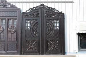Bisagras para Puerta Corredera de Entrada de Aluminio Fundido Automáticas, Certificadas por CE, de Fábrica OEM, con Protección Anticorrosión, Modernas para Patio - Product Image 3