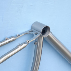 热门热卖!钛公路自行车车架自行车配件制动自行车零件外部电缆布线 - Product Image 3