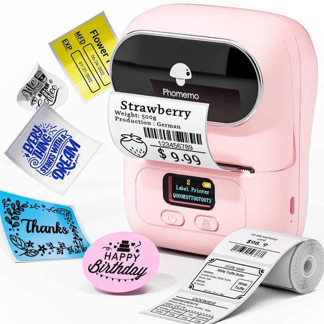 Phomemo M110 Phone Pocket Portable Wireless 58mm Thermal Printer Thermal Label Printer Sticker Machine