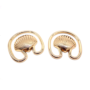 Kẽm Hợp Kim <span class=keywords><strong>Seashell</strong></span> U-Hình Dạng Bikini Khóa An Toàn Đóng Cửa Đồ Bơi Kết Nối Cho Tắm Phù Hợp Với Thiết Kế Phụ Kiện Kim Loại - Product Image 1