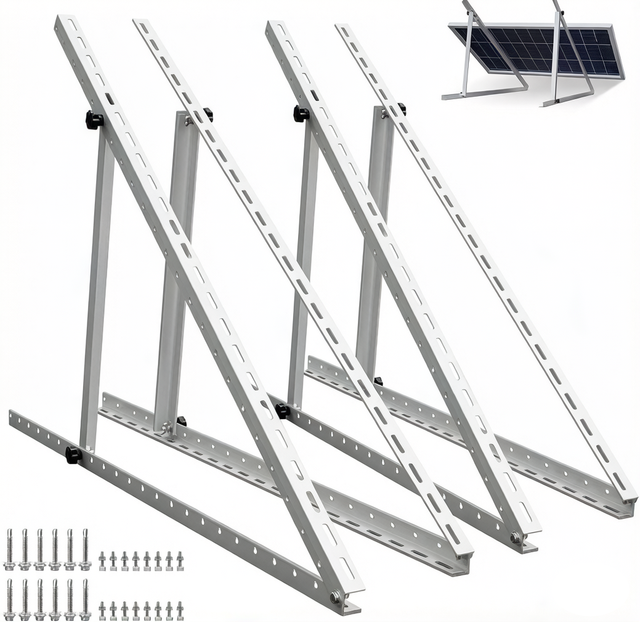 Portable Solar Panel Mounting Bracket Lightweight Aluminum Foldable Support