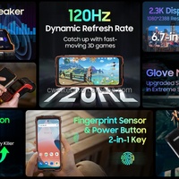 Blackview BV9300 Pro 12+256GB 6.7 120Hz LCD Tahan Guncangan Sidik Jari Tahan Air Android 13 Helio G99 Octa Core NFC OTG Ponsel