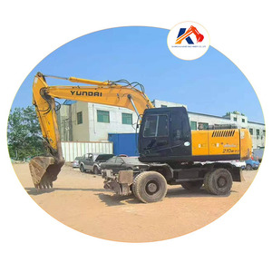 รถขุดไฮดรอลิกแบบล้อ Hyundai Robex R210W-7 รุ่นปี 2011-2023 มือสอง พร้อมเครื่องยนต์ Cummins รับประกัน 1 ปี - Product Image 1