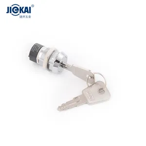 JK2801 Interrupteur de verrouillage à clé pour scooter électrique 2 ou 5 positions de sécurité supérieure 2801