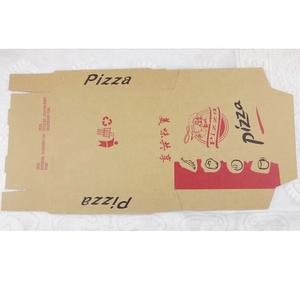 Desechable de alta calidad impreso Pizza de comida caja de cartón caja de embalaje - Product Image 5