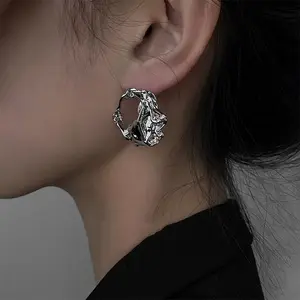 Free shipping S925 Jewelry Stud Earrings Wholesale Stud Earrings 925 Sterling Silver for Women Cute S925 Zircon Pav