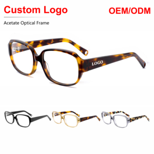 Sunray Wholesale Fashion <b>Frame</b> Acetate Handmade Lightweight Durable Rectangle Round Unisex Demo Lens Optical Eyeglasses <b>Frames</b> - Product Image 1