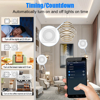 Interrupteur intelligent WiFi SIXWGH Tuya Mini Relais 1CH 2CH 3CH 4CH Prise en charge du disjoncteur bidirectionnel Compatible Google Home Alice Alexa CE/RoHS