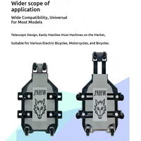 Support de téléphone portable antichoc en ABS pour motard de moto électrique, fixation portable type pieuvre pour appareils de 4 à 6,9 pouces