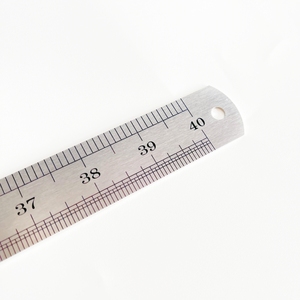 Righello dritto in acciaio inossidabile da 1m e 40 pollici per misurazione e disegno, vendita calda, accettiamo OEM - Product Image 3