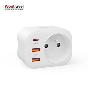 Wontravel PD 20 Вт ЕС настенная розетка поступление 3 USB розетка удлинитель розетки - Product Image 3