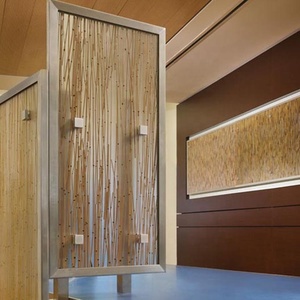 Hoja PETG de alta calidad con plantas implantadas Sándwich Panel de puerta acrílico de 6mm Panel de pared artificial Piedra - Product Image 4