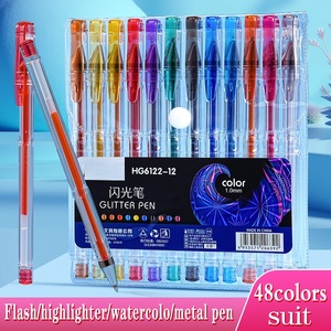 Stylos gel en plastique imprimés UV multi-effets 1,0 mm, 12 à 48 couleurs vibrantes |   Pour le bureau, l'école, la peinture, le journalisation et les amateurs de loisirs créatifs - Product Image 6