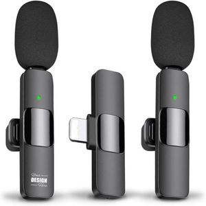 Professional <b>Wireless</b> Metal Lapel Microphone-Portable Condenser Mic with Silk Screen Printing for Interviews & Podcasts - Product Image 1