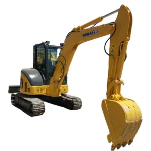 농장 기계 사용 미니 굴삭기 PC55 상하이 판매/중고 Komatsu PC55 굴삭기 일본