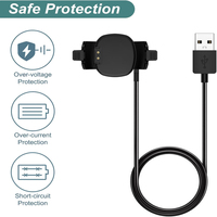 Câble de chargement USB de remplacement noir de 3,3 pieds de longueur, cordon de chargement pour Disney Magic Band Plus Disney Magic Band +