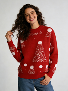 Áo len Giáng sinh nữ, áo thun Giáng sinh nữ, áo hoodie nữ, áo sweatshirt, bộ quần áo Giáng sinh, nhà sản xuất - Product Image 3