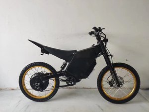 Venta Directa de Fábrica, Bicicleta Eléctrica de 15000W de Alta Potencia, 15KW 72V 75AH, Bicicleta Eléctrica Stealth Bomber para Ciudad y Carretera - Product Image 2