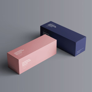 Boîte d'emballage en papier auto-érectible recyclable de style moderne avec logo personnalisé et pelliculage brillant pour dentifrice, huiles essentielles, produits pour le visage - Product Image 3