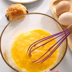 Phụ Kiện Nhà Bếp Tiện Ích Biểu Tượng Tùy Chỉnh Tay Cầm Bằng Gỗ 8 10 12 Inch Của Nhãn Hiệu Trứng Roi Dây <span class=keywords><strong>Whisk</strong></span> Cho Đánh Trứng - Product Image 5