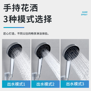 Grifo de Ducha de Cobre con Acabado Diamantado de 15 cm, Montaje Empotrado en Pared, Monomando, Set de Ducha para Baño - Product Image 5