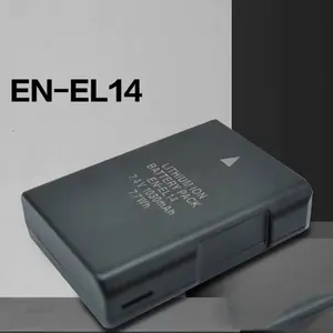 <span class=keywords><strong>Batterie</strong></span> d'appareil photo EL14 EN-EL14 haute performance <span class=keywords><strong>pour</strong></span> <span class=keywords><strong>Nikon</strong></span> <span class=keywords><strong>D5500</strong></span> D5300 D5200 D3200 D3300 D5100 P7800 P7700 P7100 P7000 chargeur MH-24 - Product Image 2