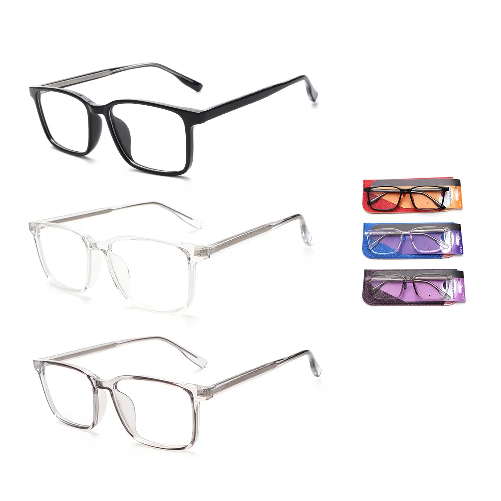 نظارات بإطار من الزجاج مستطيل الشكل من الصين من مصنع المعدات الأصلي