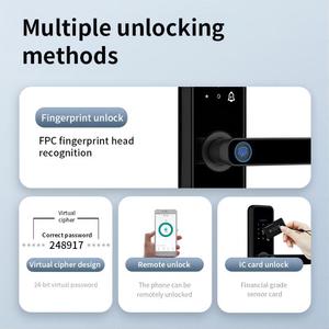 Fingerprint Handle <strong>Small</strong> Smart <strong>Door</strong> <strong>Lock</strong> High Quality - Product Image 2