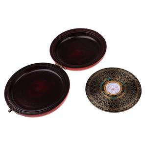 Vintage 5 pollici Feng Shui Luo Pan antica bussola geomantica con cassa in legno per cristalli di Feng Shui - Product Image 5