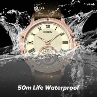 Benutzer definierte Real Working Tourbillon Uhr Automatik uhr Full Tourbillon Fabrik preis Benutzer definierte Uhr Wasserdicht
